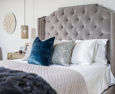 sexy pillows in a bedroom